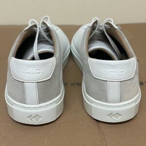 KOIO White and Suede Men's leatherSneakers